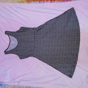 Black and white dress